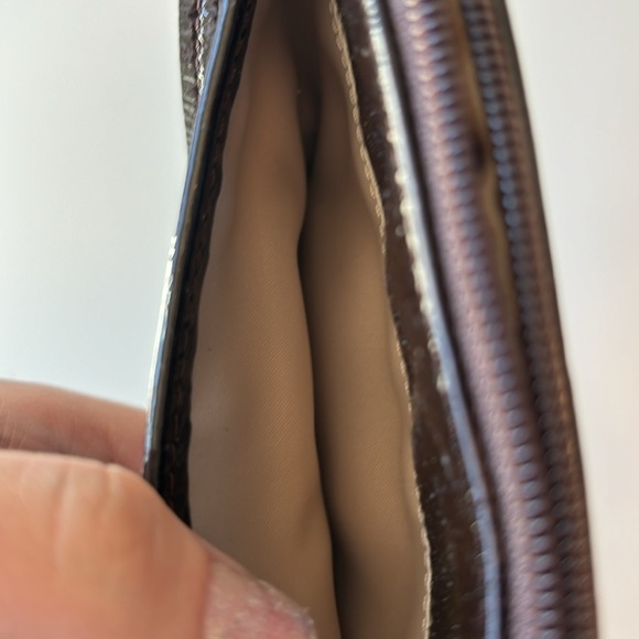 Coach | Patent Leather Wristlet in Mahogany - Picture 8 of 8